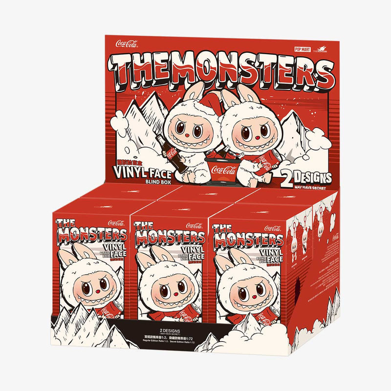 THE POPS MART COCA-COLA Vinyl Face Action Monster Figures Blind Box Collectible Toy Pack of 1
